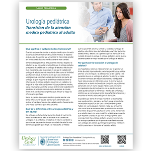 Spanish Pediatric Urology – Transitioning from Pediatric to Adult Care