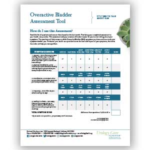 Overactive Bladder - Assessment Tool