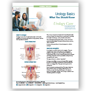 Urology Basics - What You Should Know