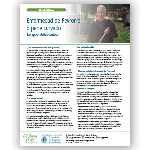 Spanish Peyronie’s Disease: What You Should Know Fact Sheet