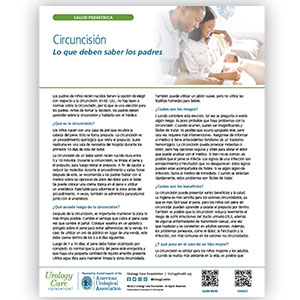 Spanish Circumcision: What Parents Should Know Fact Sheet