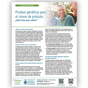 Spanish Genetic Testing for Prostate Cancer - What You Should Know