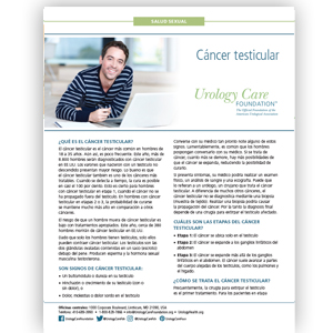 Spanish Testicular Cancer - What You Should Know