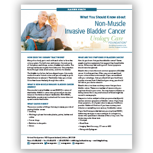 Non-Muscle Invasive Bladder Cancer - What You Should Know