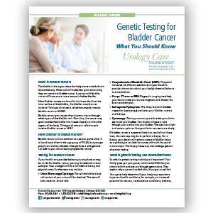 Genetic Testing for Bladder Cancer - What You Should Know