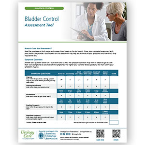 Bladder Control Assessment Tool