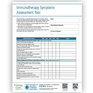 Immunotherapy Symptom Assessment Tool   