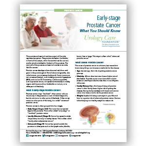 Early-Stage Prostate Cancer What You Should Know
