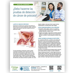 Spanish Is Prostate Cancer Screening Right for Me?