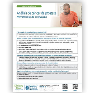 Spanish Prostate Cancer Screening Assessment Tool