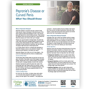 Peyronie’s Disease or Curved Penis